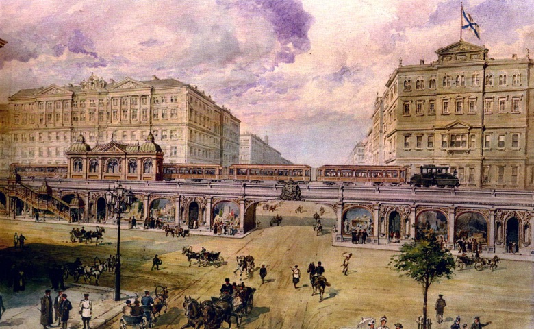 История первых проектов метро  в Петербурге и в мире
